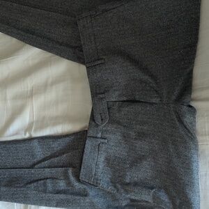PT01 Dress Wool Pants Gray Herringbone